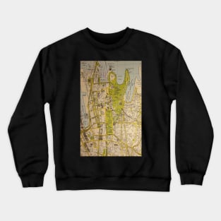 Sydney City Map Crewneck Sweatshirt